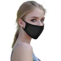 Wholesale Anti Cold black cotton reusable dust face mask